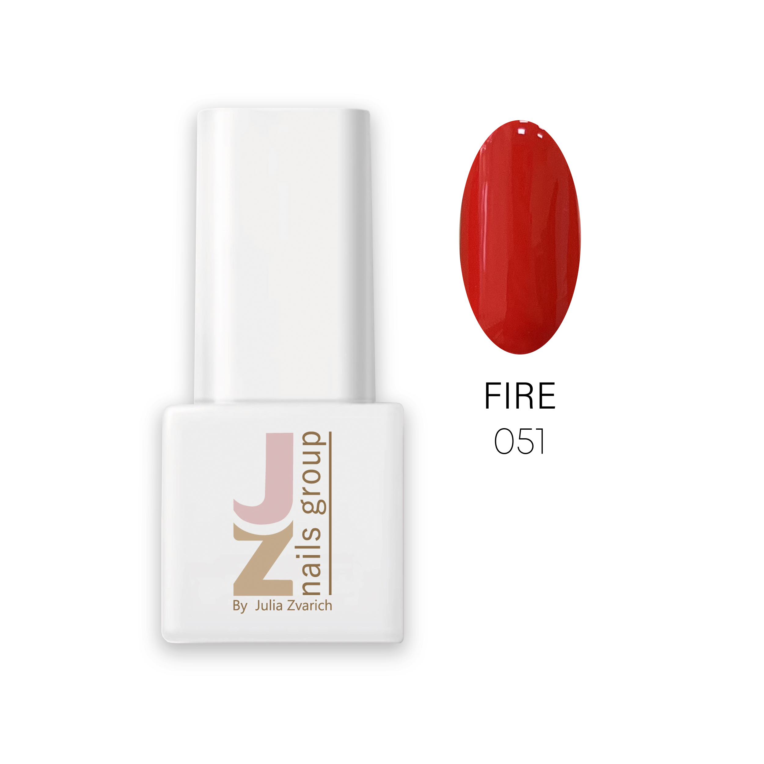 Гель-лак "JZ Gel Nail Polish № 051" 10мл