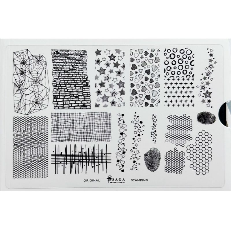 SAGA пластина для стемпінгу №10 "Fantasy"