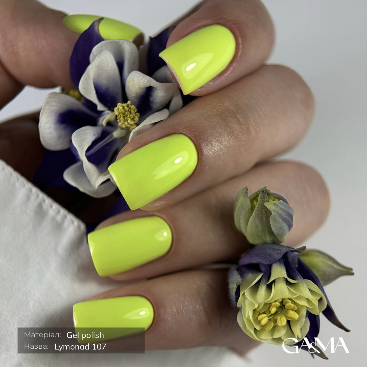 GA&MA Summer collection 107 Lymonad / Літня колекція 107 лимонад 10 мл - Зображення 3