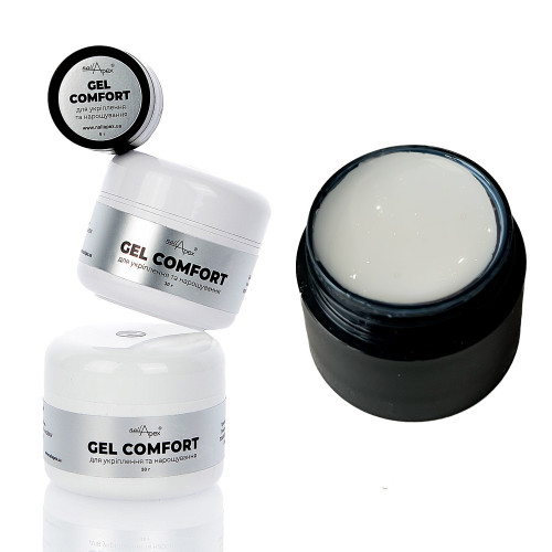 NailApex Comfort №12 молочний відтінок з сріблястим шимером (50g)