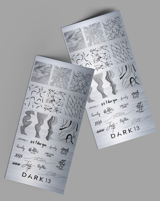 Пластина для стемпінгу DARK 13