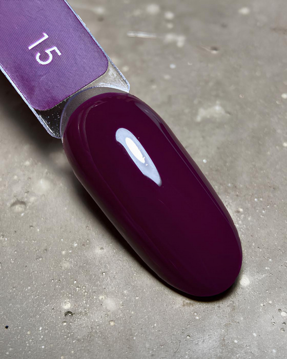 Dark gel polish (new collection) 15, 6 ml - Зображення 2