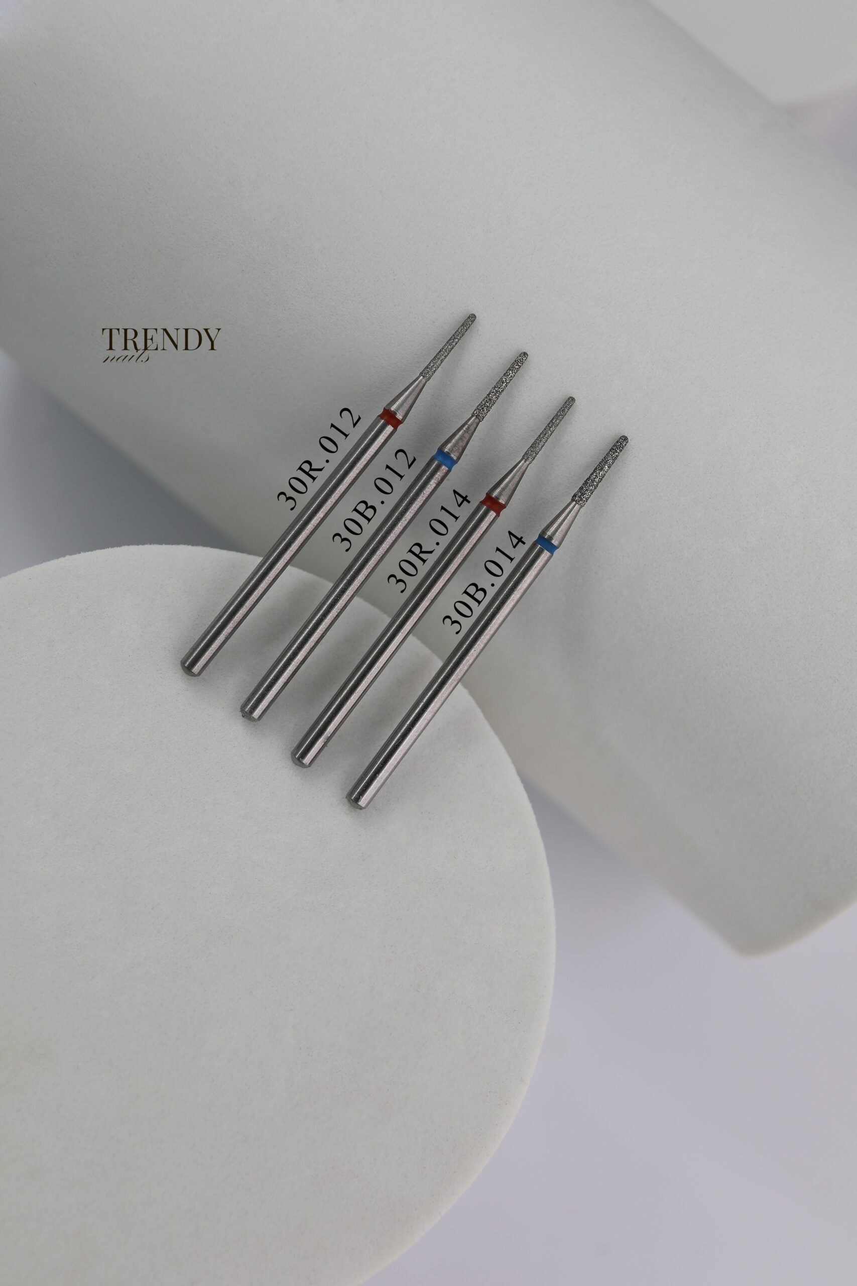 Trendy nails Фреза 30B.012 (голка із закругленим носиком синя)