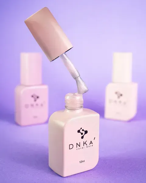 DNKa Cover Base, 12 ml #0040 Romantic (камуфлююча база) - Зображення 5