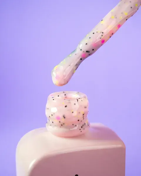 DNKa Cover Base, 12 ml #0061 Confetti (камуфлююча база) - Зображення 2