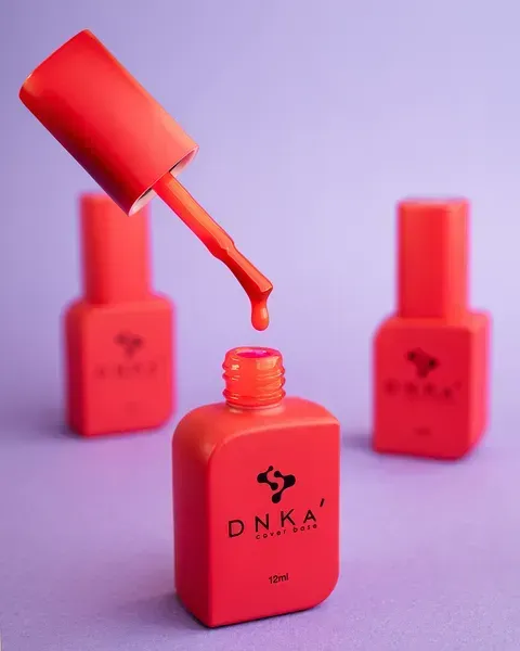 DNKa Cover Base, 12 ml #0077 Campari (камуфлююча база) - Зображення 4