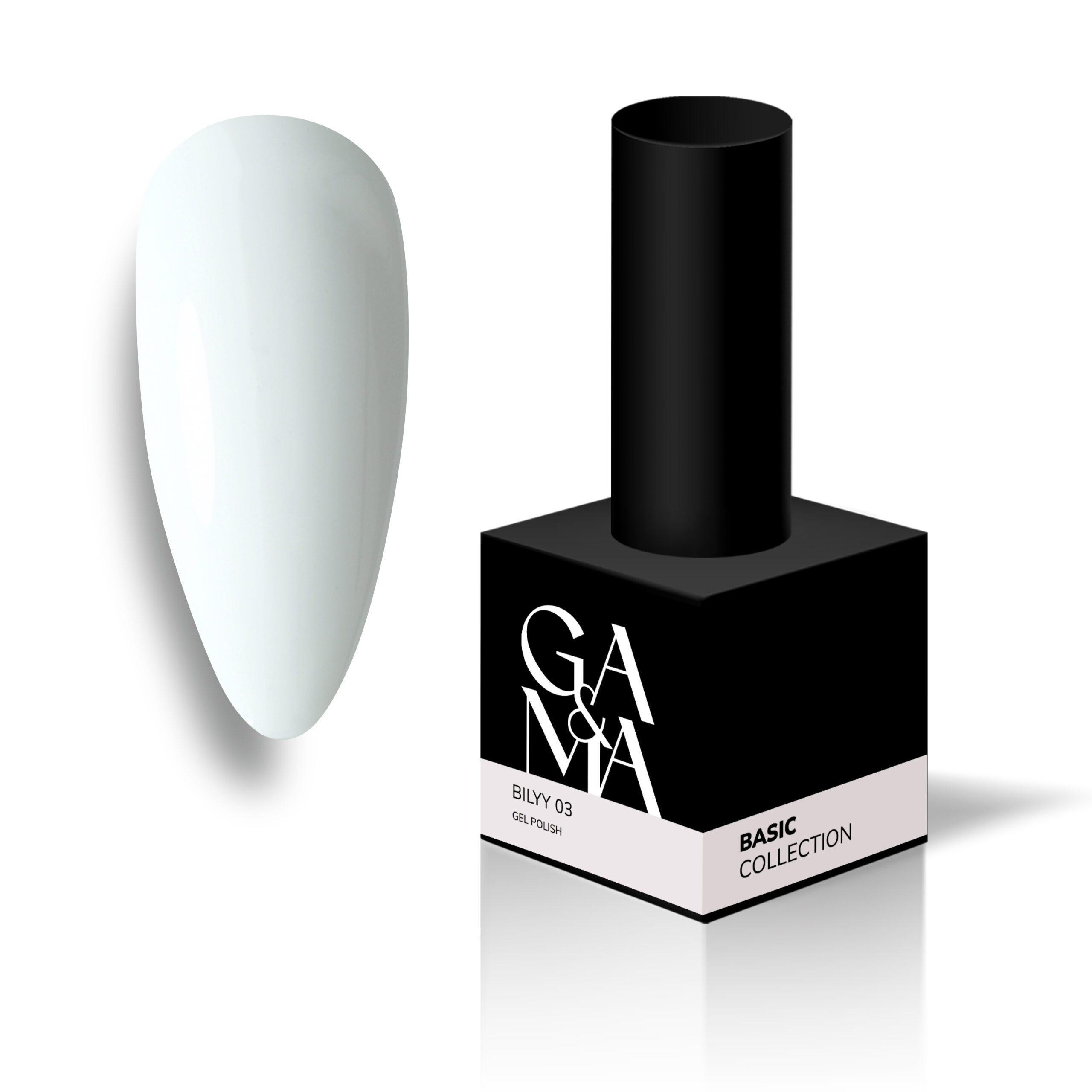 GA&MA Basic collection 003 bilyy / Базова колекція 003 білий 15 мл
