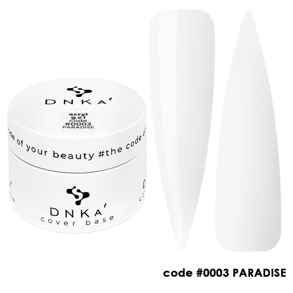 Аcryl Gel DNKa, 30 ml #0003 Paradise (jar)