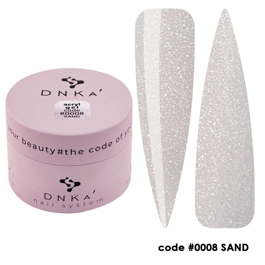 Аcryl Gel DNKa, 30 ml #0008 Sand (jar)