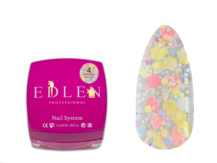 Confetti Glitter Edlen 5 ml. №04