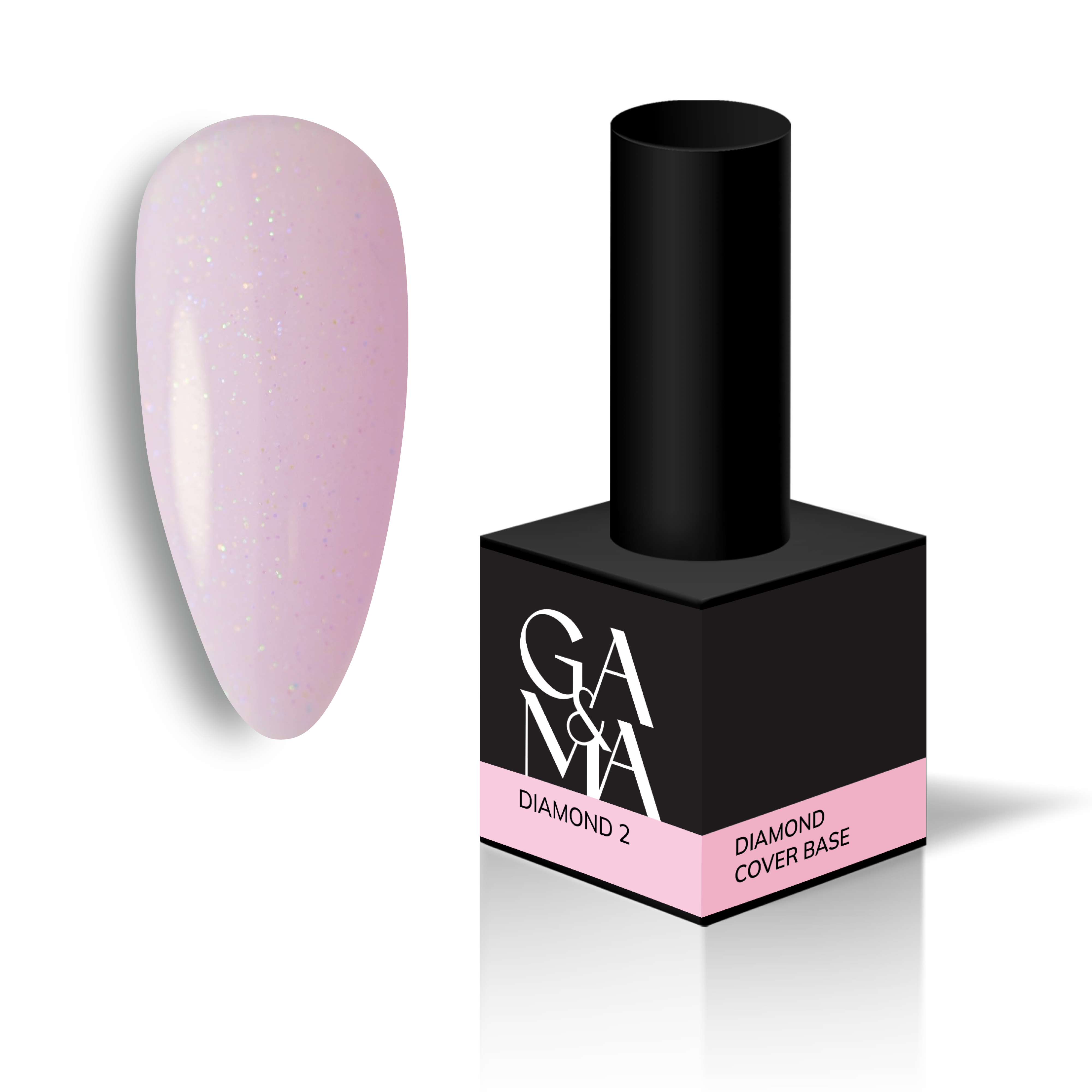 GA&MA Cover base Diamond 002 / Камуфлююча база Даймонд 002 15 мл