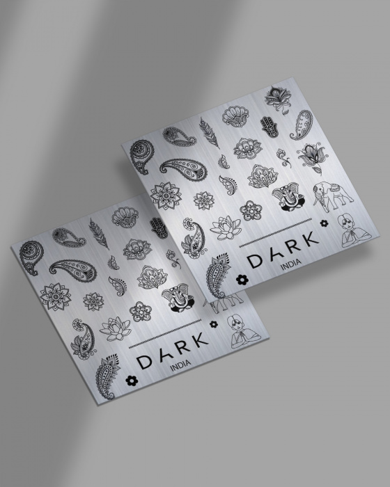 Пластина для стемпінгу DARK India