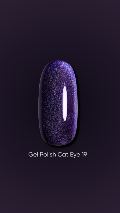 DARK GEL POLISH CAT EYE 19, 6 ML