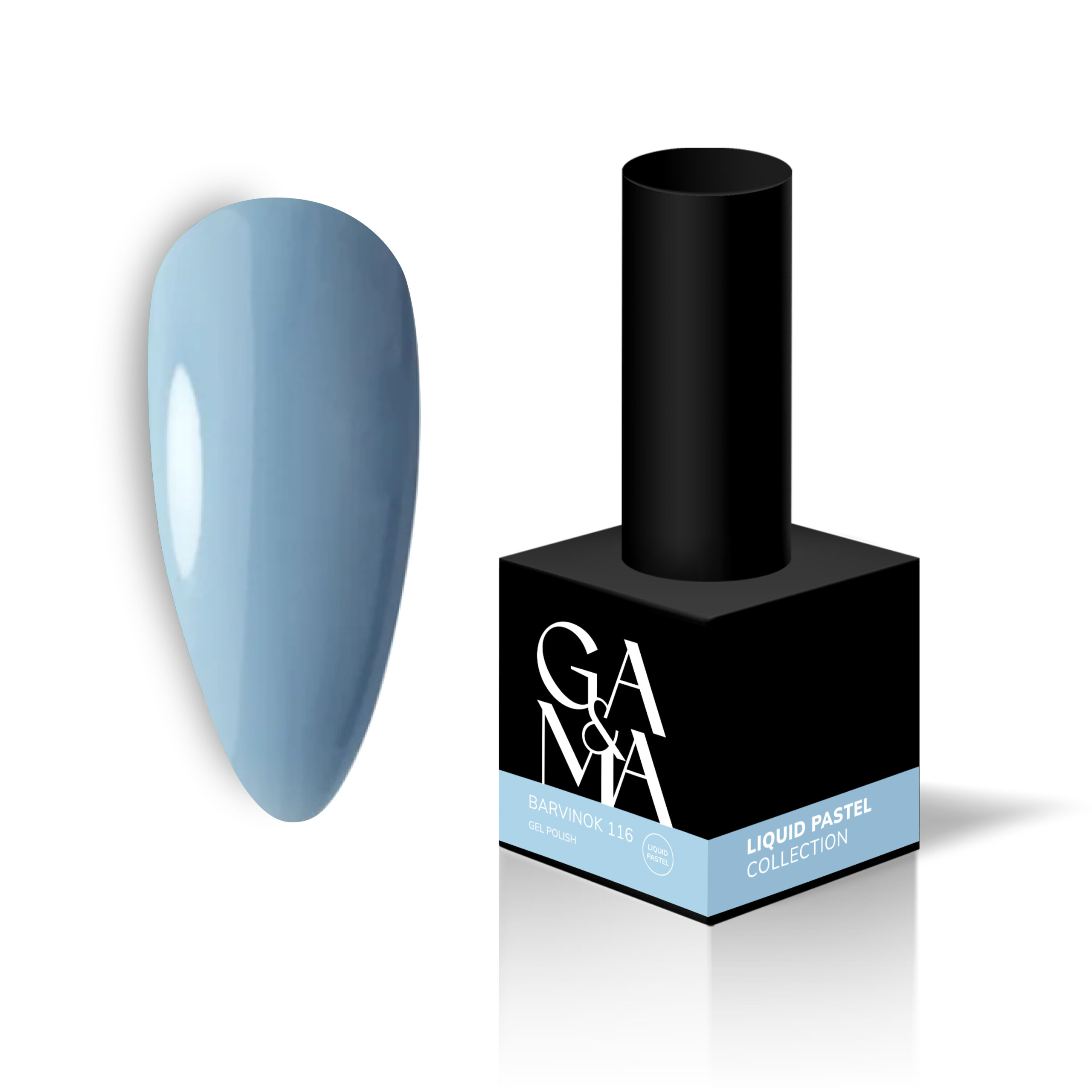 GA&MA Liquid pastel 116 barvinok / Рідка пастель 116 Барвінок 10 мл