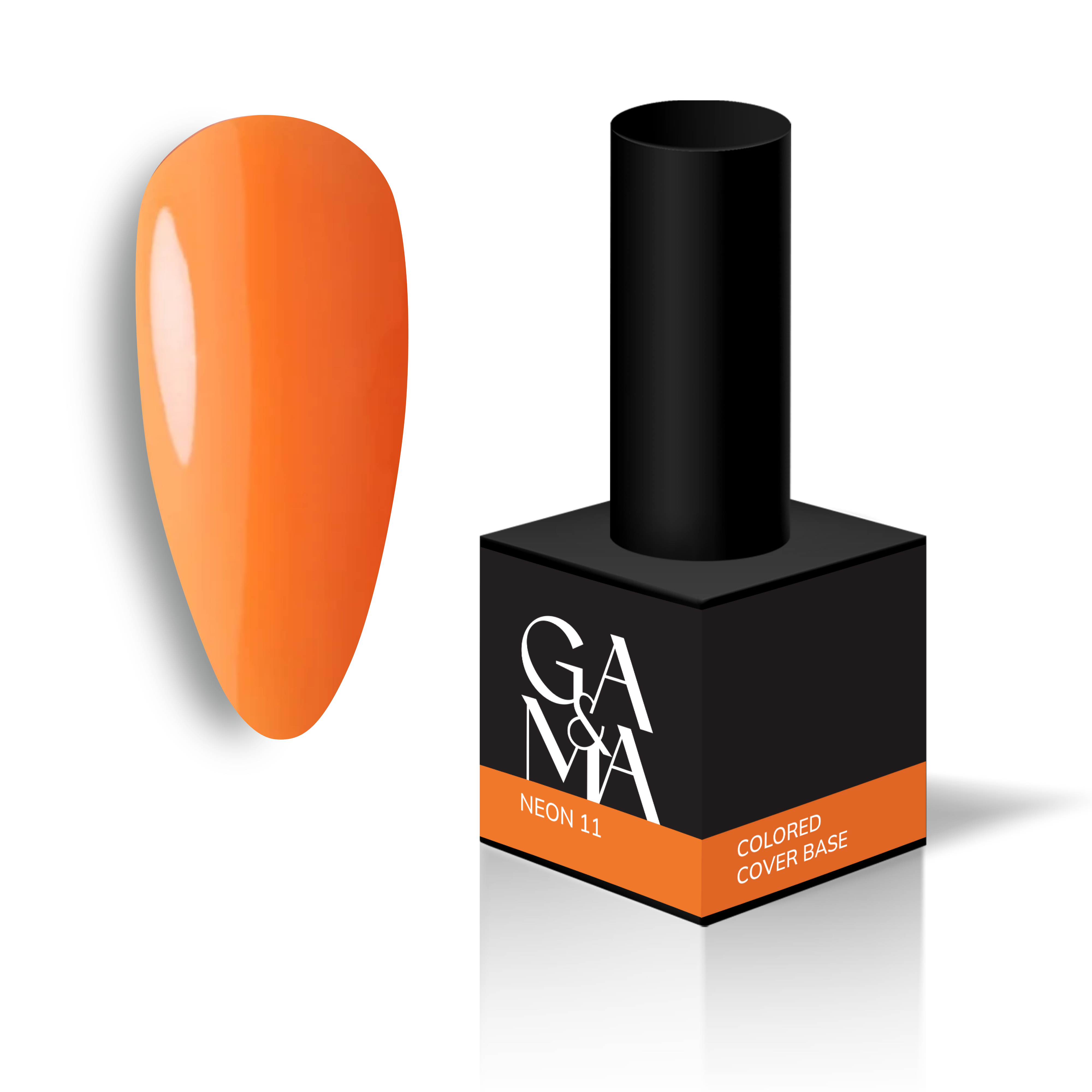 GA&MA Cover Base Colored Neon 011 / Камуфлююча кольорова база Неон 011 15 мл