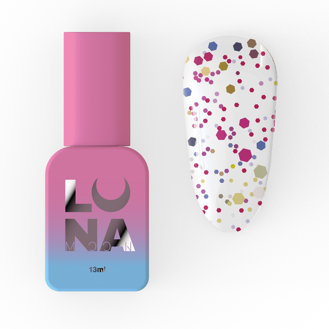 LUNA Топ для гель-лаку Top Confetti 13ml