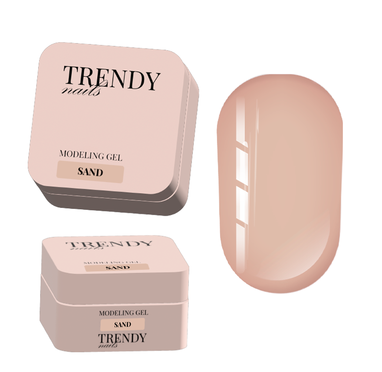 Trendy nails Modeling Gel SAND 30мл