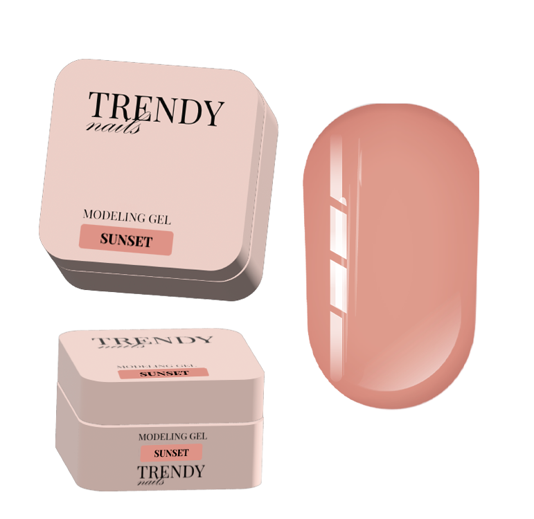Trendy nails Modeling Gel SUNSET 30мл