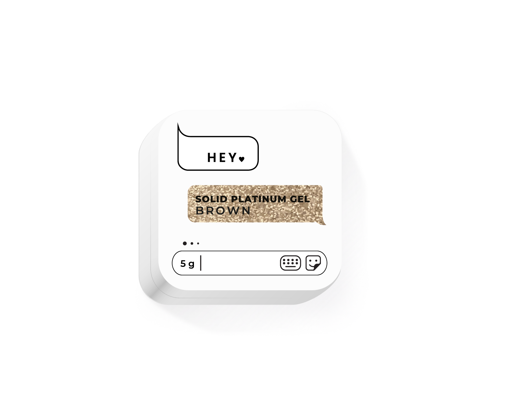 HEYLOVE Solid platinum gel Brown 5g