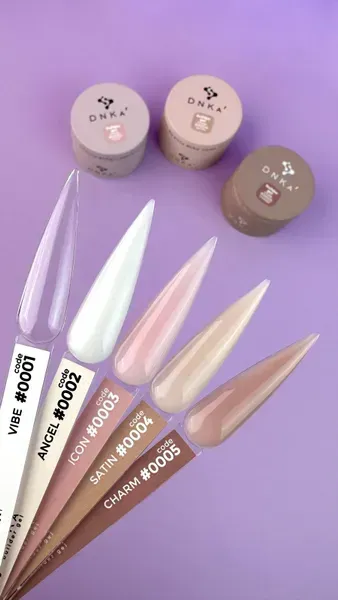 Builder Gel DNKa, 30 ml #0001 Vibe (гель для нарощення) - Зображення 3