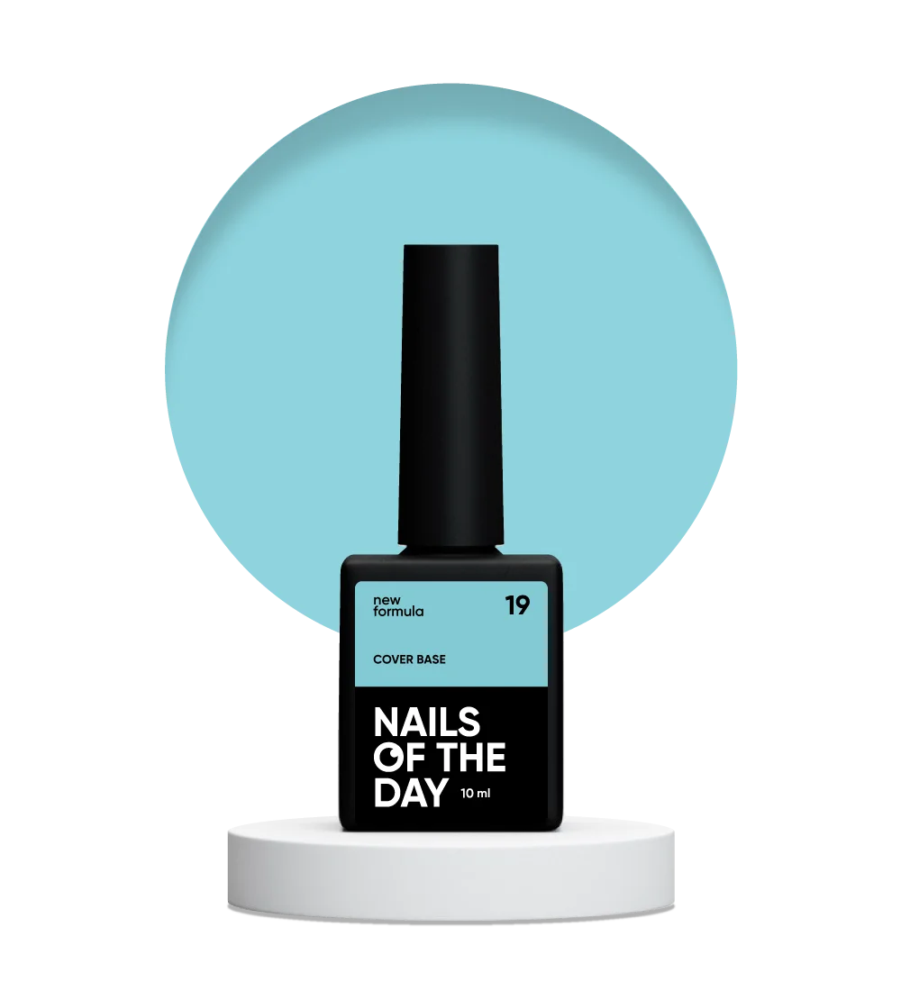 Base NAILSOFTHEDAY Cover NEW Formula № 19, 10 мл