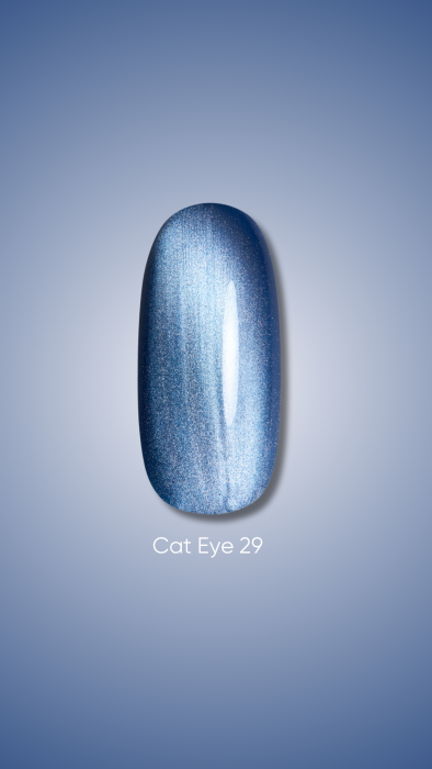 Dark gel polish Cat Eye 29, 10 ml