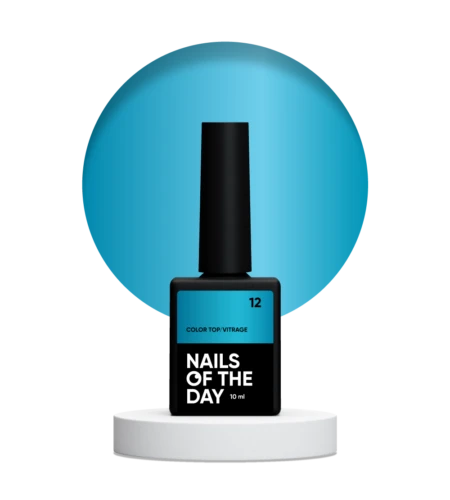 Top NAILSOFTHEDAY Color №12, 10 мл (vitrage)
