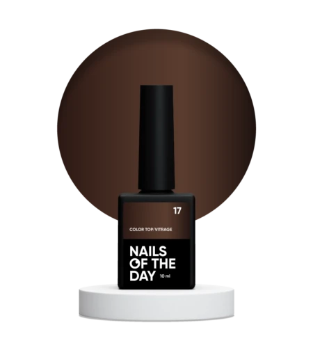Top NAILSOFTHEDAY Color №17, 10 мл (vitrage)