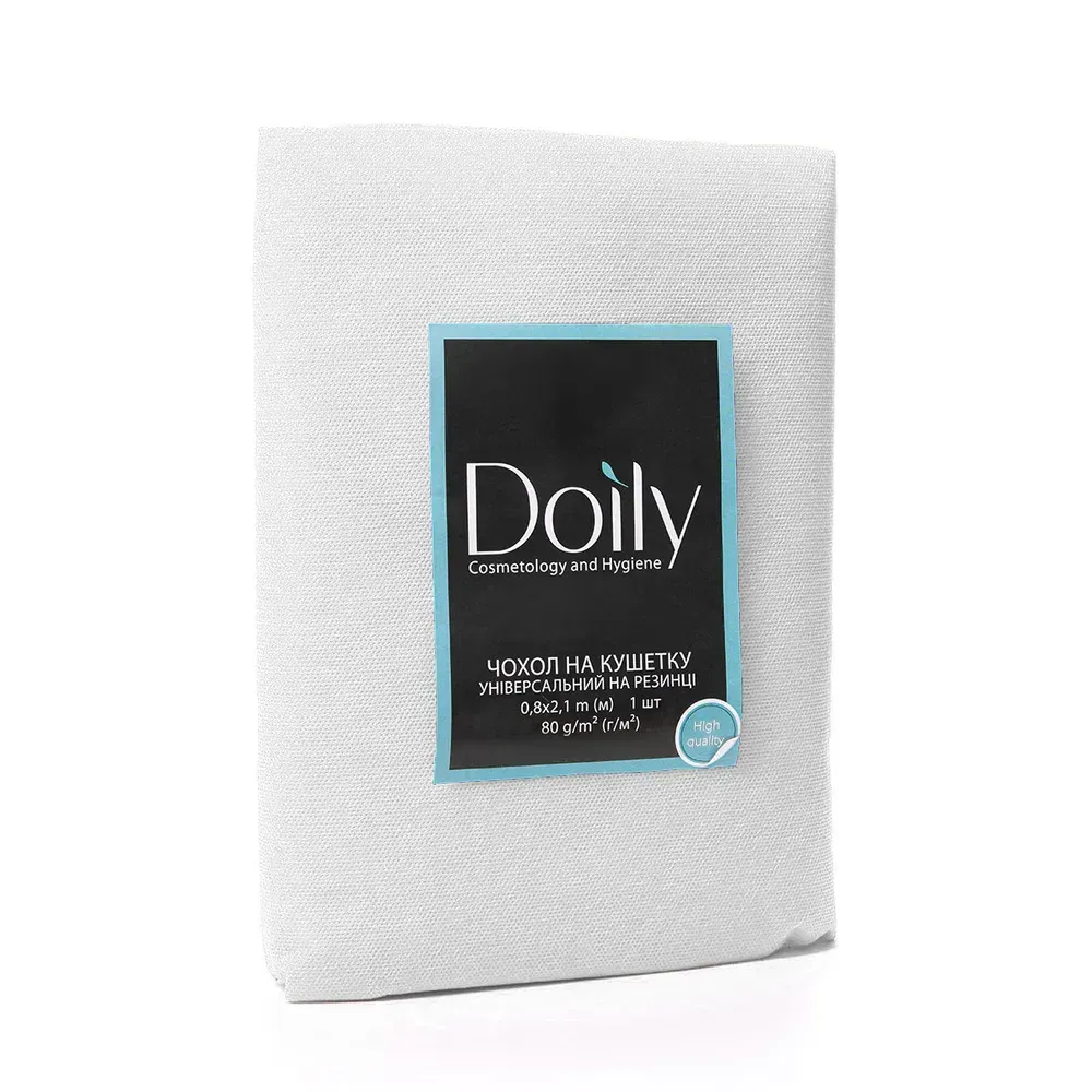 Чохол на кушетку Doily з гумкою 08*2.1 м білий (щільність 80г)