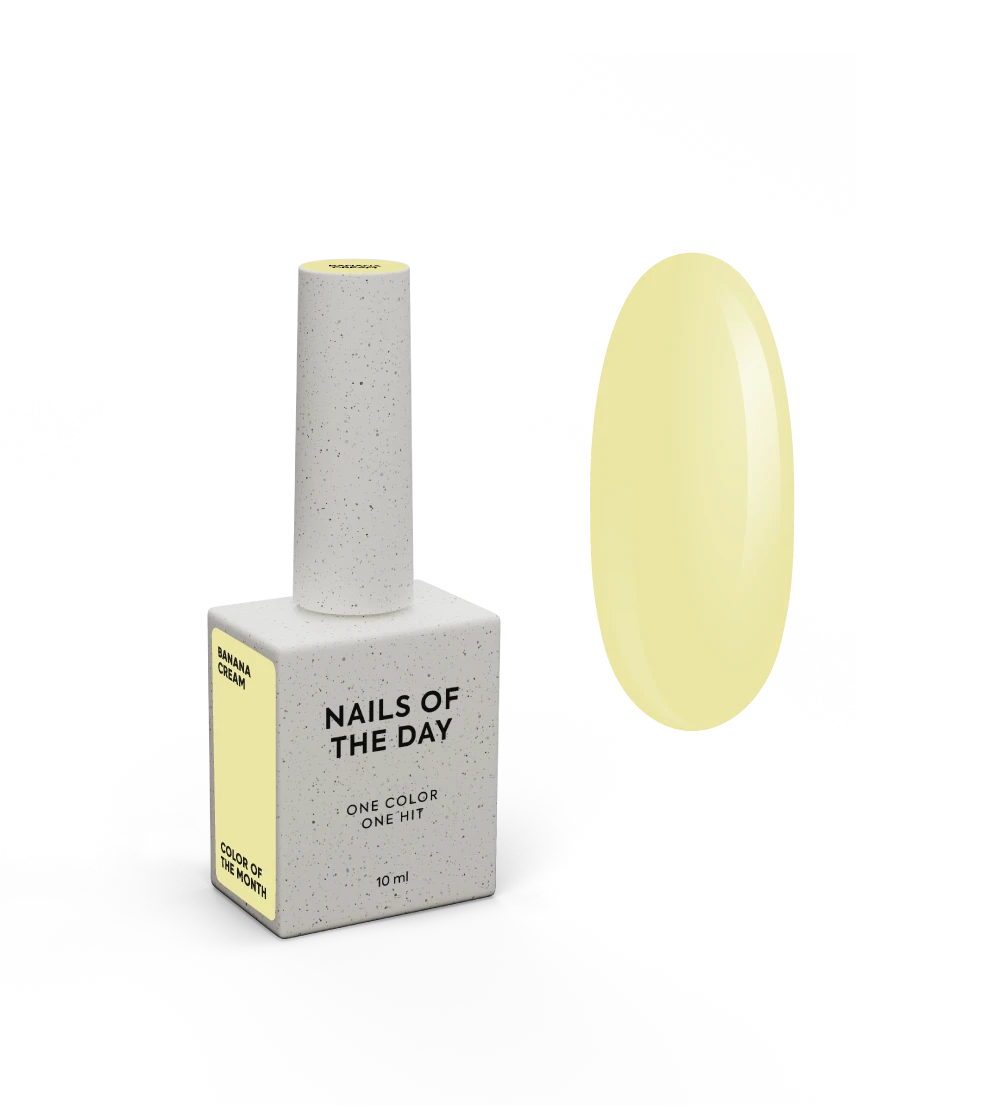 NAILSOFTHEDAY Color of the month July 2025 Banana Cream, 10 мл