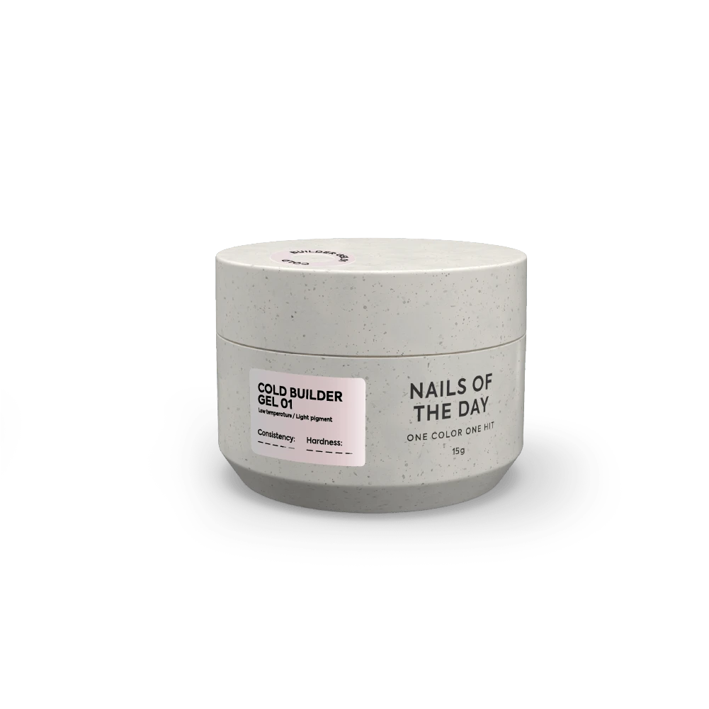 NAILSOFTHEDAY Cold Builder Gel 01. 15 мл