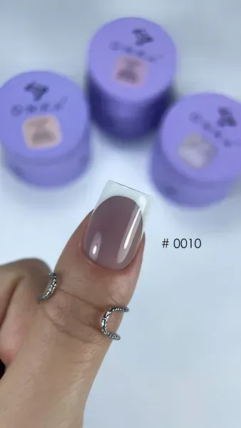 BUILDER GEL MOUSSE "DNKa", 15 ml #0010 (гель для нарощення) - Зображення 2