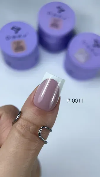 BUILDER GEL MOUSSE "DNKa", 15 ml #0011 (гель для нарощення) - Зображення 2