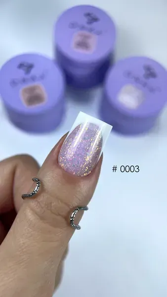 BUILDER GEL MOUSSE "DNKa", 15 ml #0003 (гель для нарощення) - Зображення 2