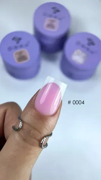 BUILDER GEL MOUSSE "DNKa", 15 ml #0004 (гель для нарощення) - Зображення 2