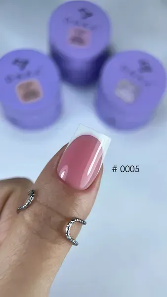 BUILDER GEL MOUSSE "DNKa", 30 ml #0005 (гель для нарощення) - Зображення 2