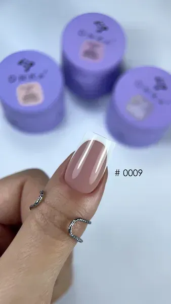 BUILDER GEL MOUSSE "DNKa", 15 ml #0009 (гель для нарощення) - Зображення 2