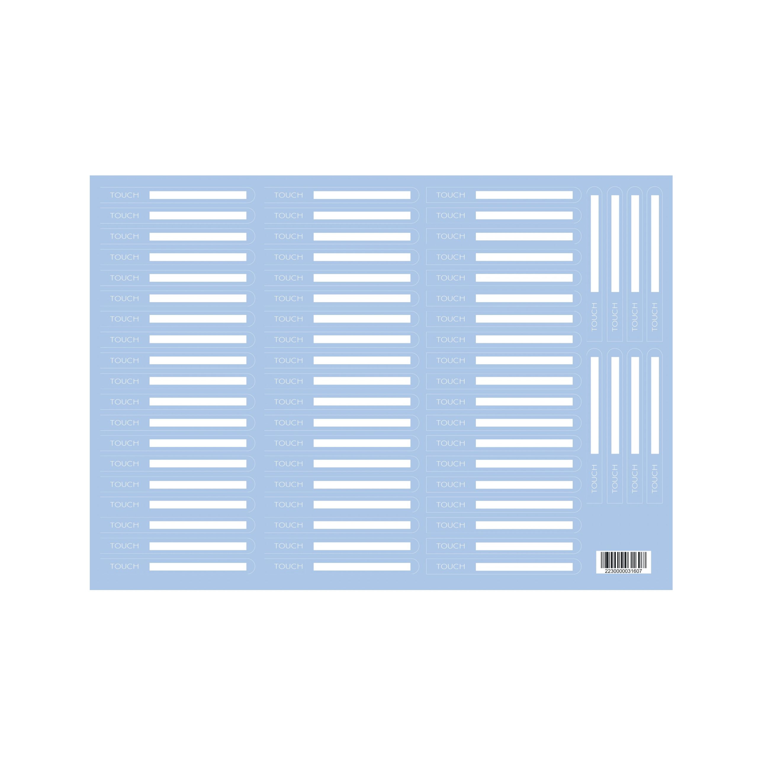 Touch наліпки на тіпси, 65 шт