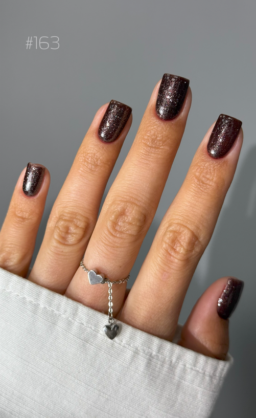 Dark gel polish (new collection) 163, 10 ml - Зображення 2