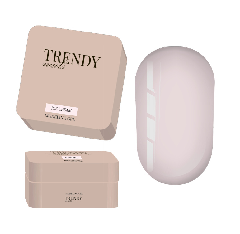 Trendy nails Modeling Gel , Ice Cream 50 мл