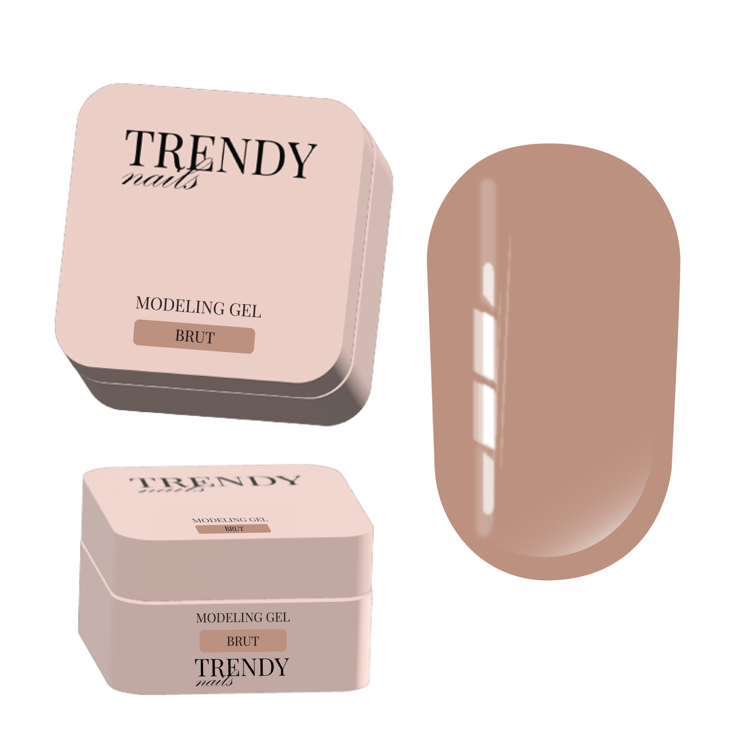 Trendy nails Modeling gel "Brut" 15 ml HEMA/TPO FREE