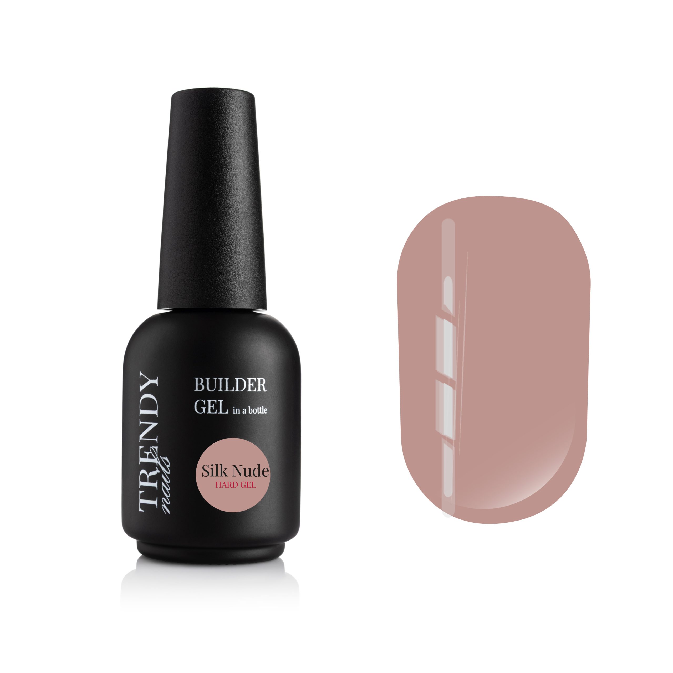 Trendy nails Builder/Hard gel "Silk Nude" 15 млHEMA/TPO FREE