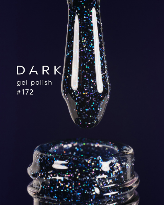 Dark gel polish (new collection) 172, 10 ml