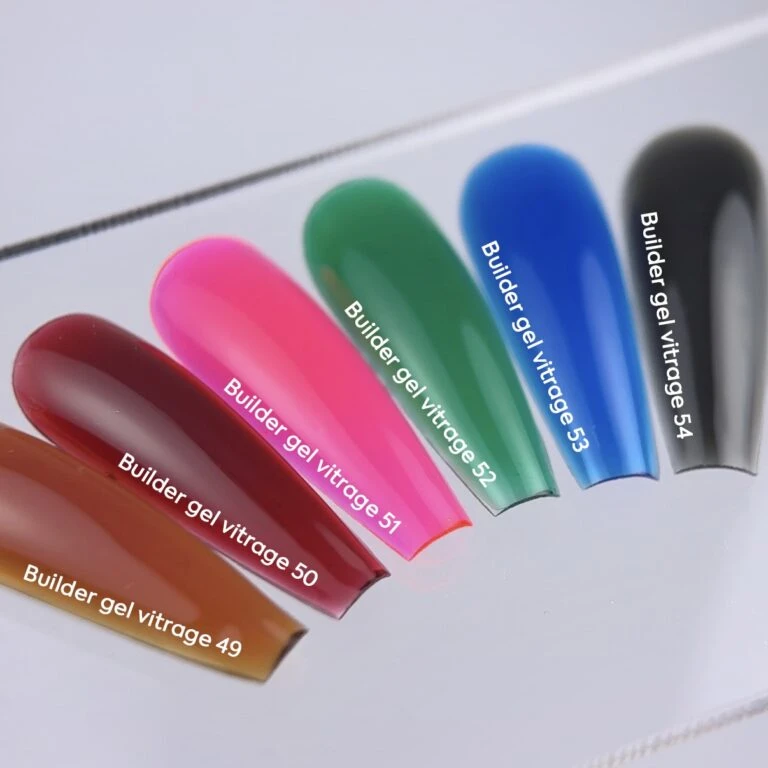 гель NAILSOFTHEDAY Builder gel vitrage 53— синій, 15 мл - Зображення 3