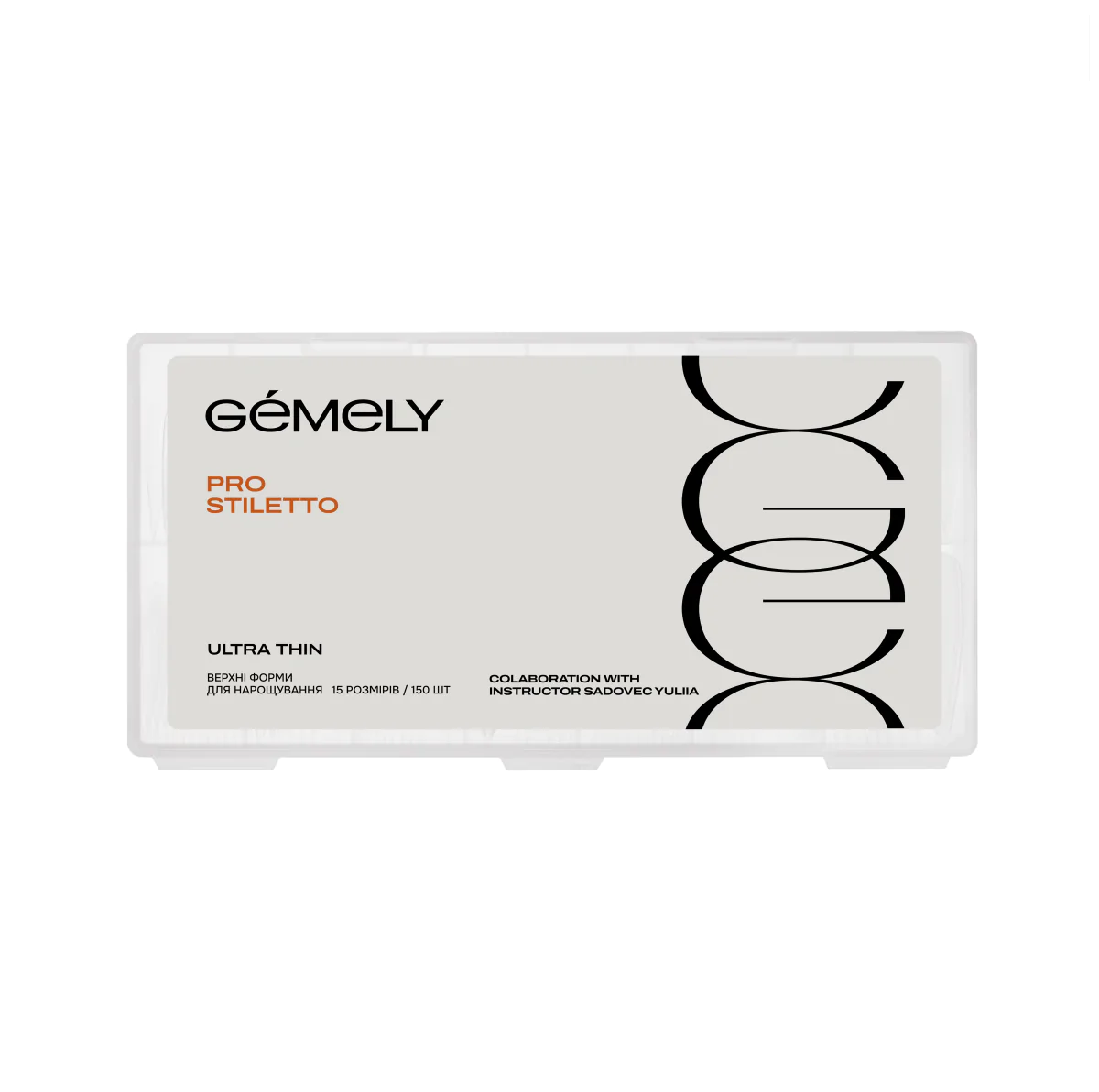 GÉMELY Верхні форми PRO STILETTO ULTRA THIN