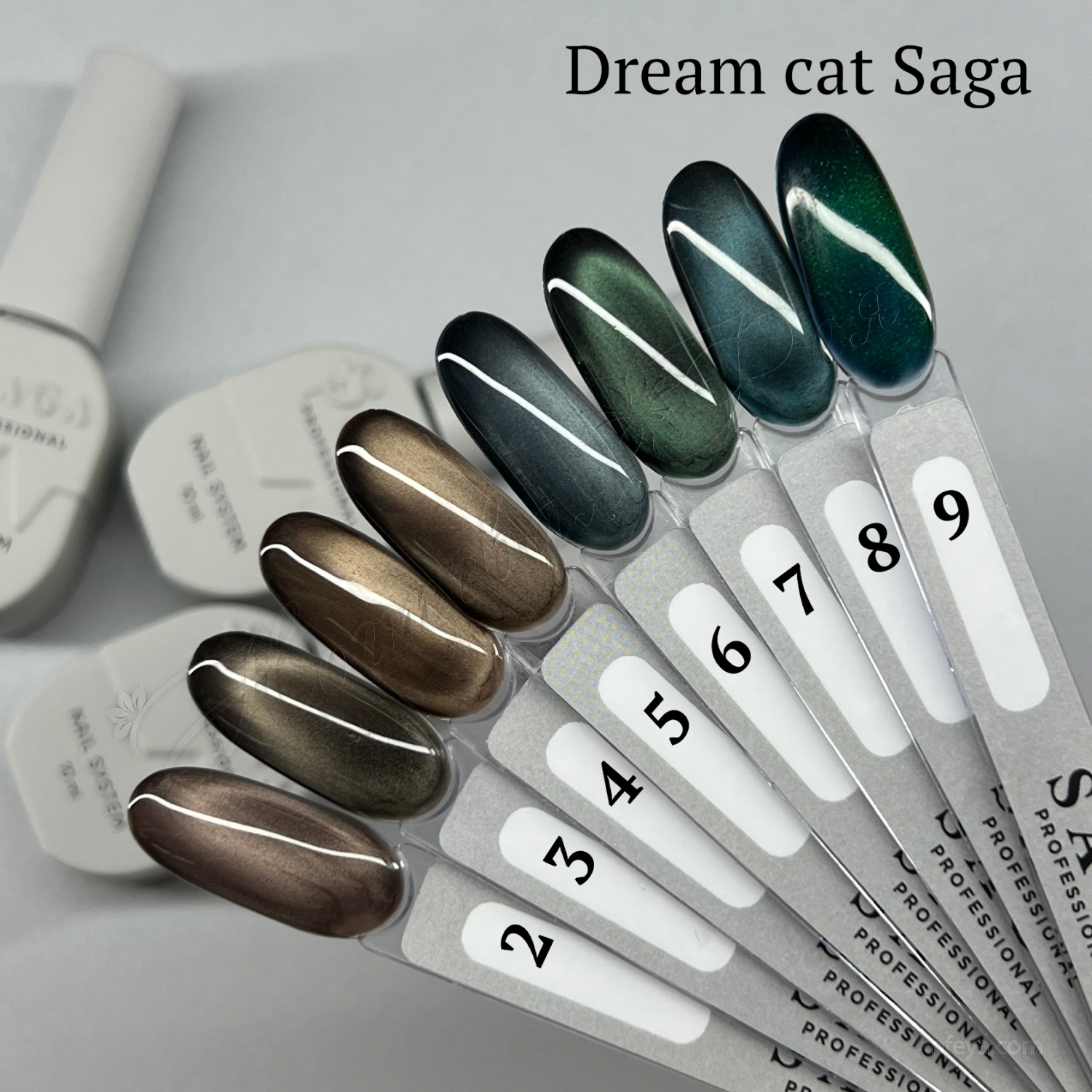 SAGA professional гель лак Dream cat, 10 мл, 01 - Зображення 2