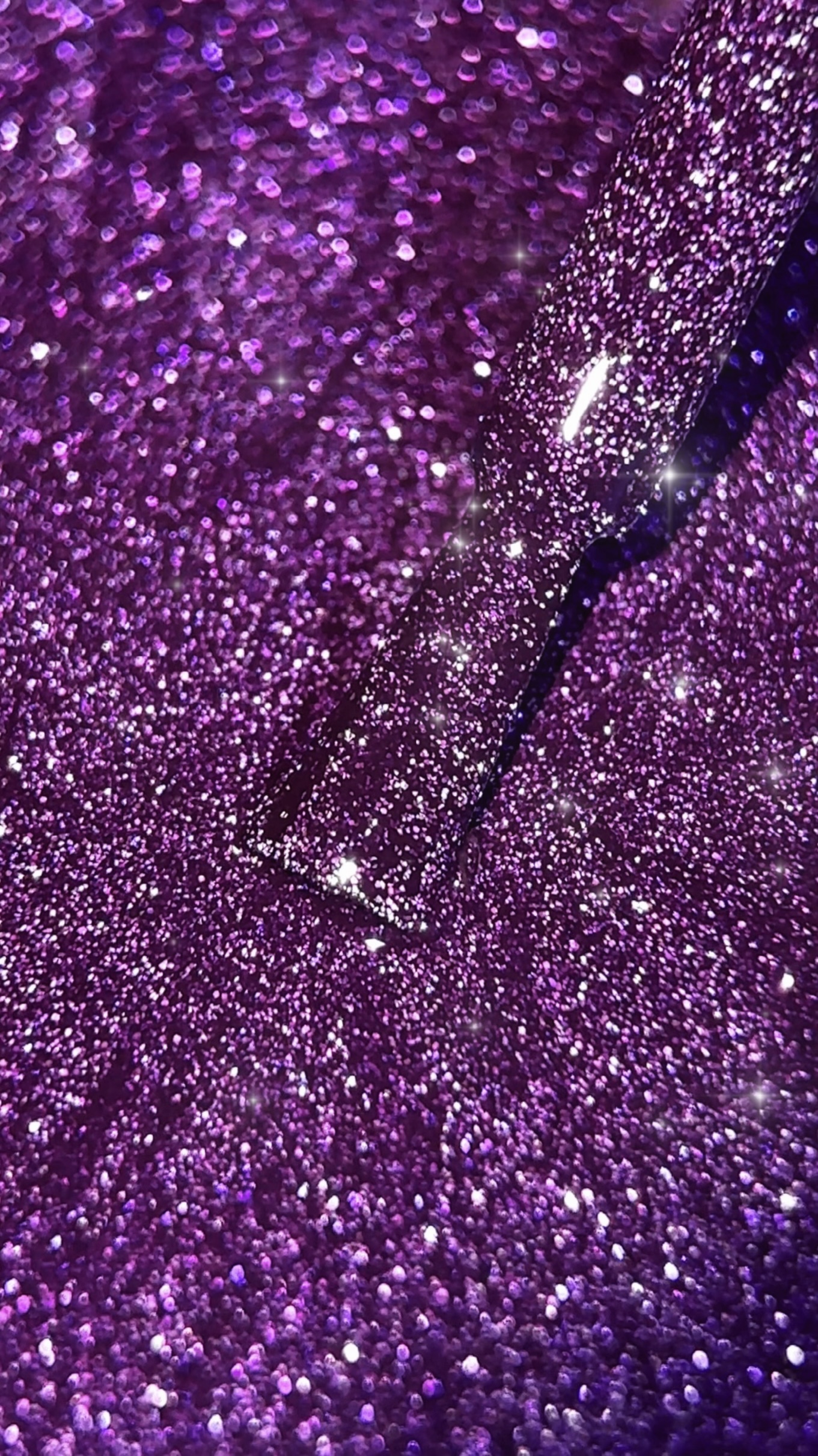 BIBLIOTEKA Гель-лак Cвітловідбиваючий Flash Gel Polish № 08 Amethyst Dust - Фіолет, 10 мл - Зображення 3