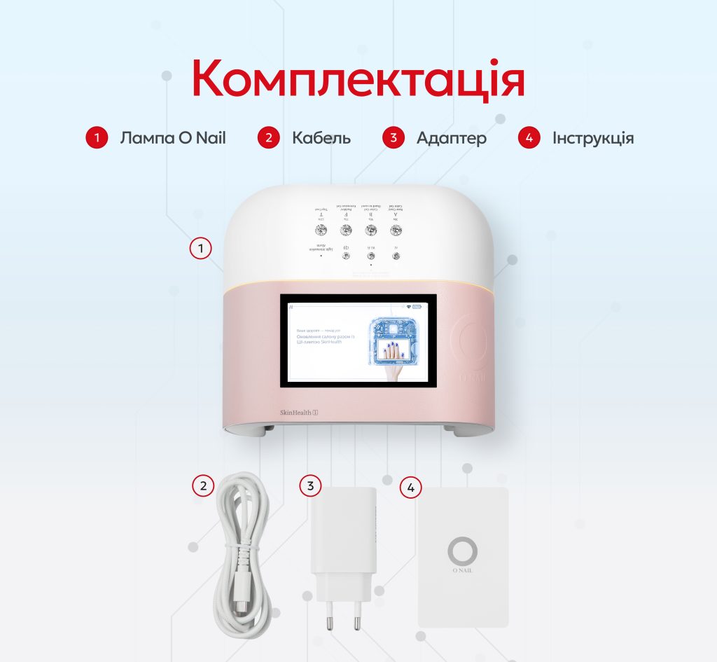 Лампа зі штучним інтелектом ONAIL (PINK) - Зображення 2