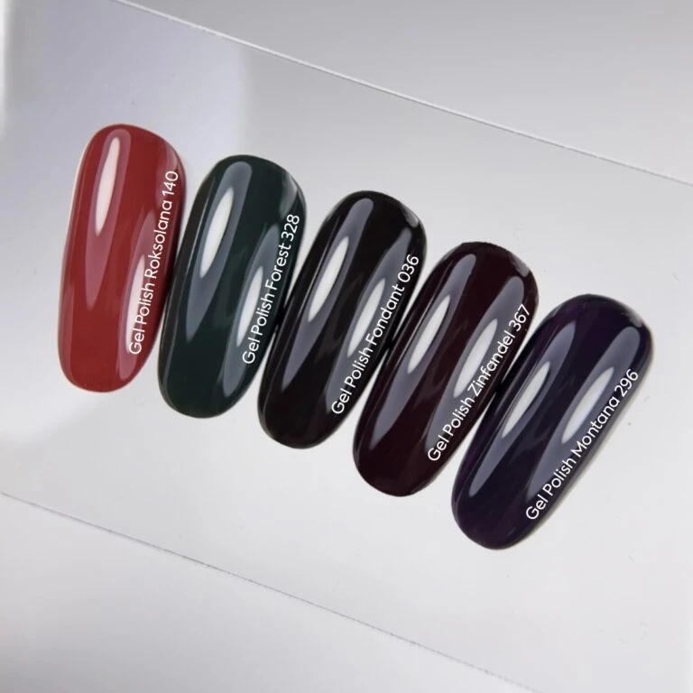 NAILSOFTHEDAY Gel Polish Zinfandel — темно-бордовий гель-лак, що перекривається в один шар, 10 мл - Зображення 4