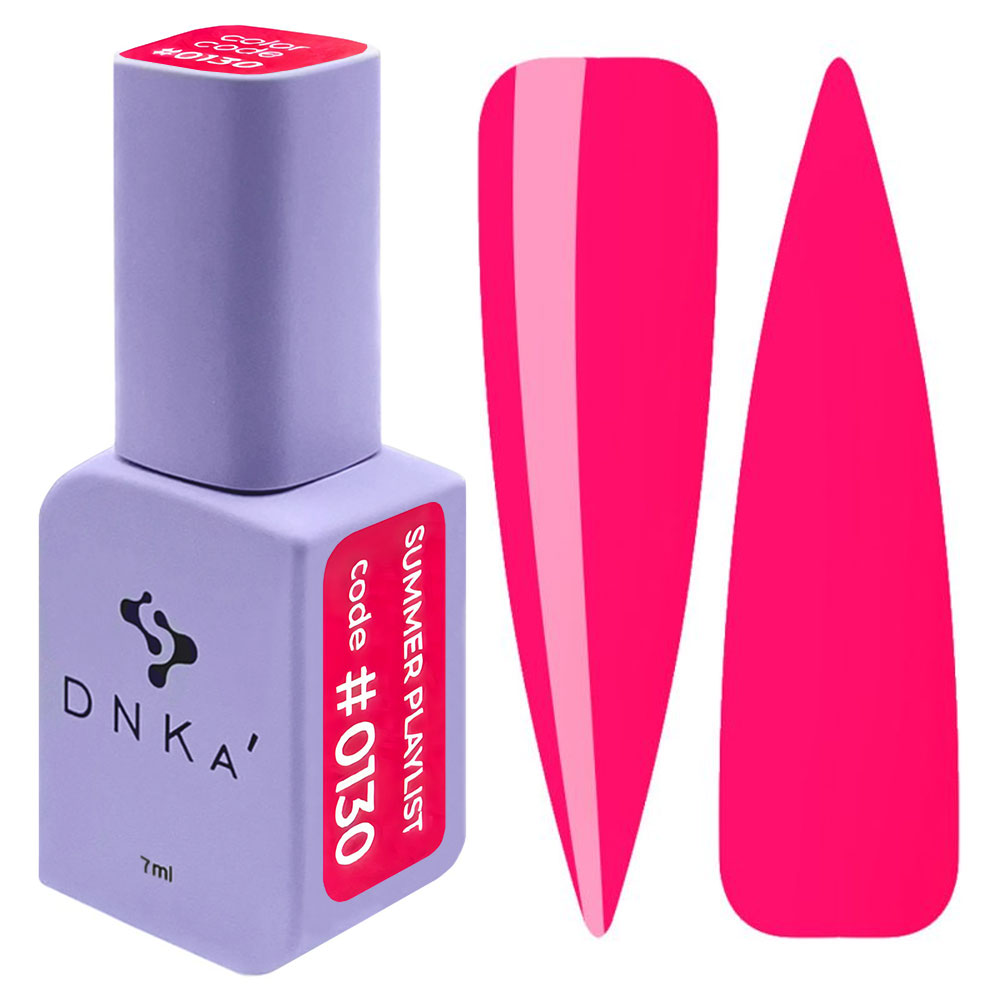 COLOR GEL POLISH NEW FORMULA "DNKa", 7 ml #0130 (гель лак)